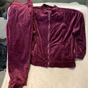 Jogger suit.